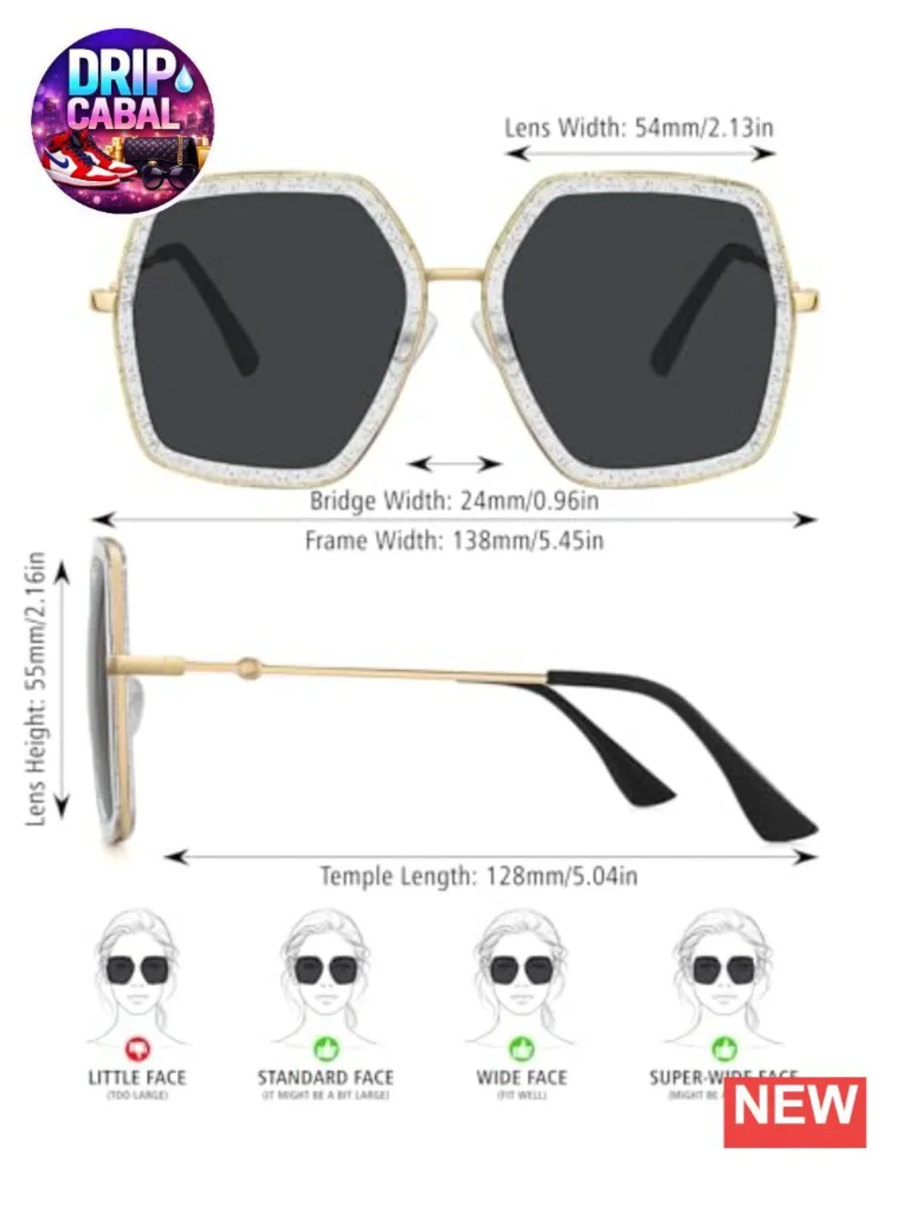 Oversized Fashion Sunglasses for Women UV400 Protection Retro Shield